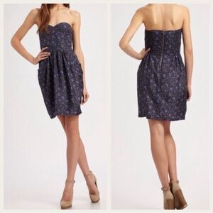 Rebecca Taylor Lily of the Valley floral silk 8